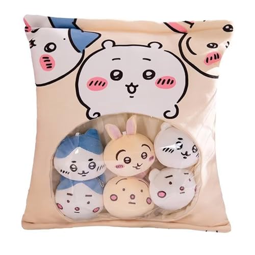 AAGWW 6個 クッション ぬいぐるみ 枕 抱き枕 快適 人気 かわいい 置物 プレゼント アニメ(A組み合わせ6個入り)