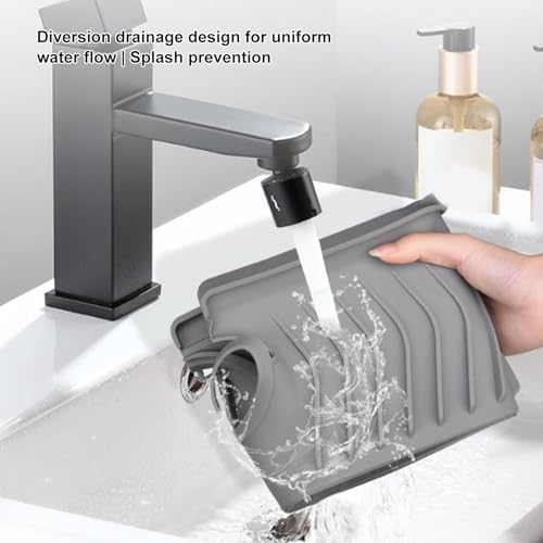 Almohadilla de lavabo resistente a salpicaduras y protector multiusos de silicona limpia 4