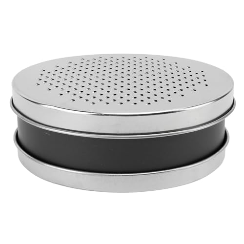 Rallador portátil dúo con contenedor, acero y plástico negro miniatura 6