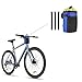 Menolana Bike Cup Holder,Bike Water Bottle Holder Bag,Biking Storage,Bicycle Handlebar Drink Pouch, with Mesh Pocket for Bikepacking, Blue