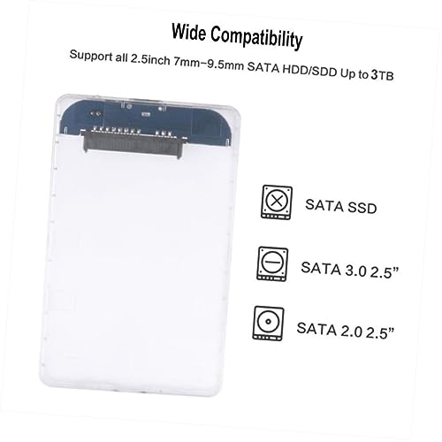 Caja externa para disco SSD 2.5" con indicador LED y controlador IS621 miniatura 2