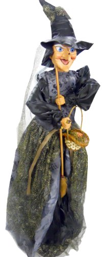 Ms Halloween Witch Decoration -Cackels And Eyes Light Up - Almost 4 Ft Tall #TOP1