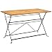Produktbild vidaXL Akazienholz Massiv Gartentisch Klappbar Terrassentisch Gartenmöbel Balkontisch Outdoor Tisch Garten Esstisch Klapptisch 120x70x74cm