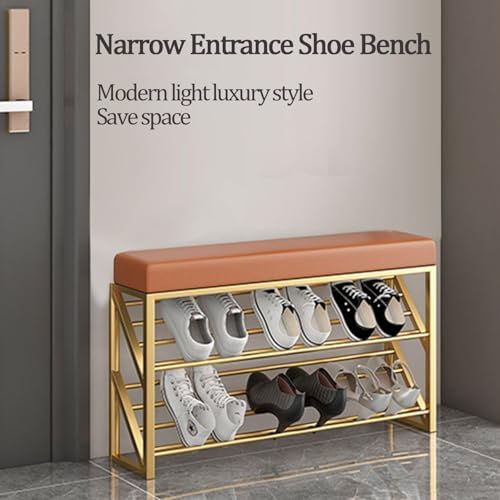 Banc de rangement chaussures entrée compact avec assise confort - 2