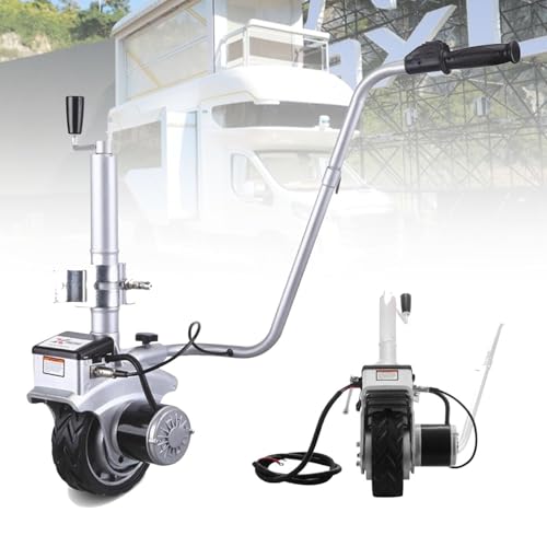Kit de remolque eléctrico con capacidad de carga de 2270 kg, carrito motorizado con control remoto para un fácil transporte