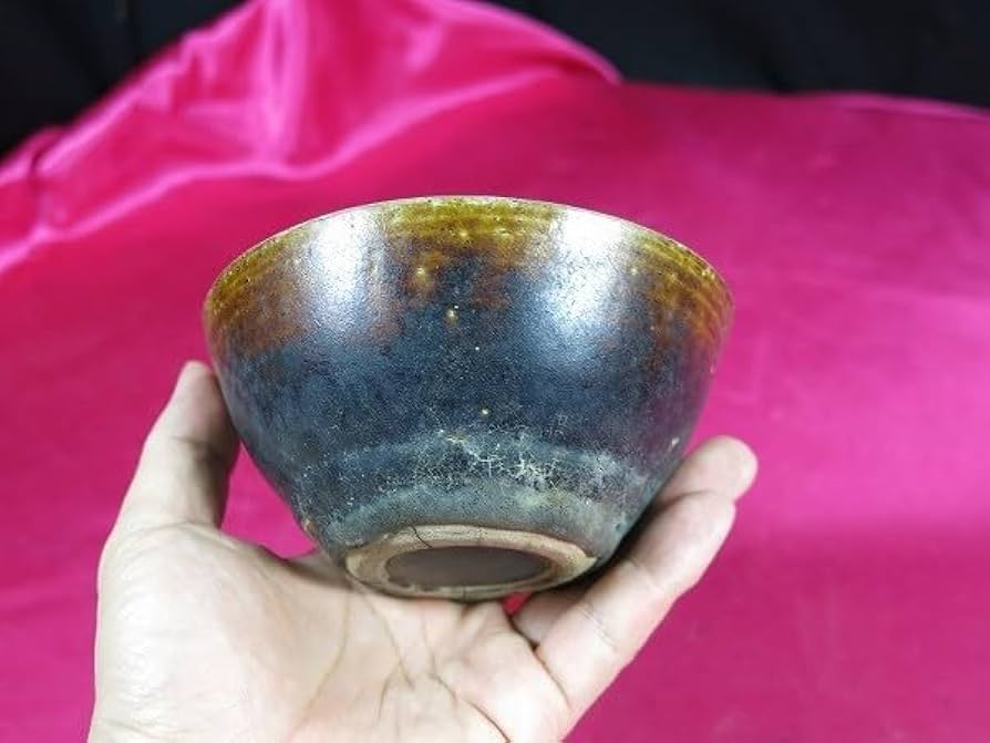 Amazon.co.jp: Bクメール黒釉碗①12世紀カンボジア遺跡発掘品