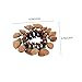 2Pcs African Nut Shell Handbell Bracelet Creative Wooden Percussion Instrument for Women Unique Tribal Style Jingle Jewelry