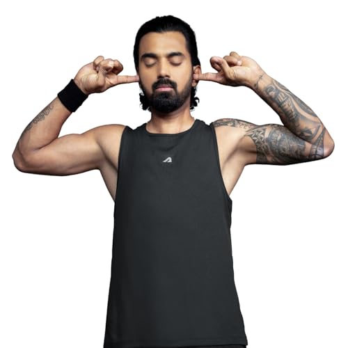 Image of Boldfit Men's Polyester Regular Fit Vest - Multipurpose Sando for Gym, Running, Outdoor - Sleeveless Undershirt, Round Neck Baniyan - Quick Drying, Breathable