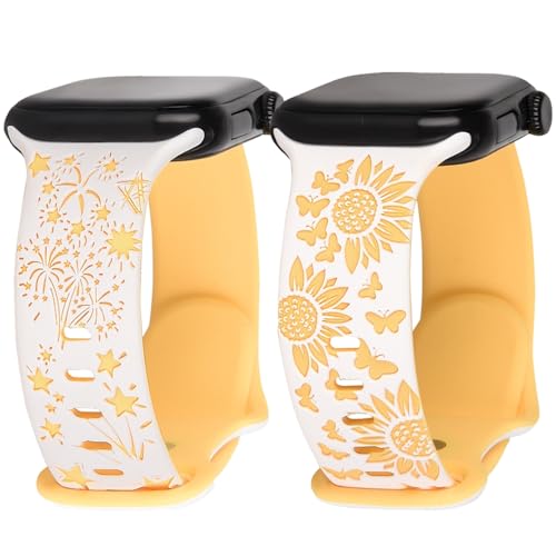 ZPIJOO �ԕ�����r���v�o���h 2�{�p�b�N �\�t�g�V���R�� Apple Watch�o���h �����p 38mm/40mm/41mm/42mm �o���h iWatch Series 11 10 9 8 7 6 5 4 3 2 1 SE �ɑΉ�