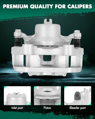 Image of SCITOO Front Right Brake Caliper With Bracket 19B2691 For Infiniti I35 2002-2004, For Nissan For Altima 2002-2006, For Nissan For Maxima 2002-2003