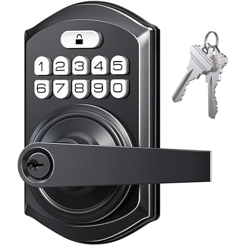 TEEHO Keypad Door Lock with Handle Cover