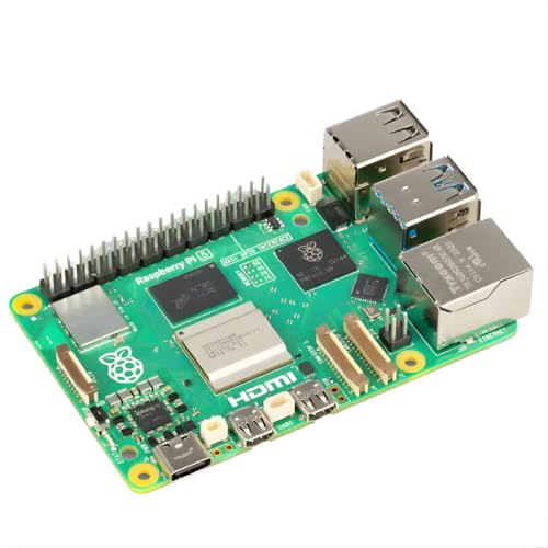 Image of Raspberry Pi 5 Single Board Computer with 8GB RAM