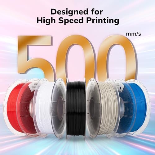 Image of AMOLEN Rapid PETG Basic 3D Printer Filament High Speed PETG 1.75mm Dimension Accuracy + /-0.02mm 500mm /s High Speed Strong Toughness 1KG /2.2lb Dark Blue