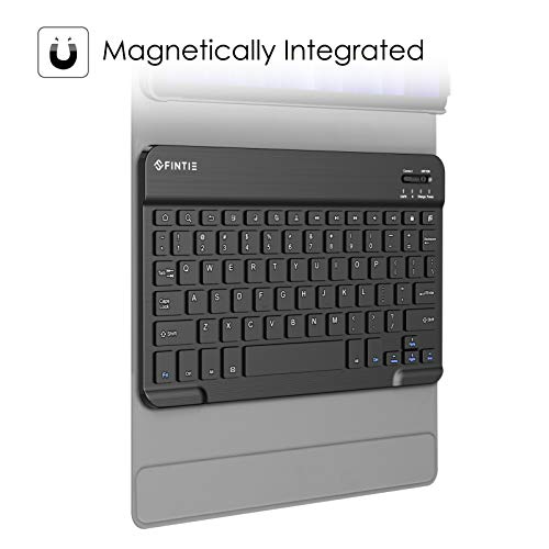 Fintie Keyboard Case For Samsung Galaxy Tab A7 10.4 Inch 2022/2020 Model (Sm-T500/T503/T505/T507/T509), Slim Lightweight Stand Cover W/Magnetically Detachable Wireless Bluetooth Keyboard, Black #TOP4