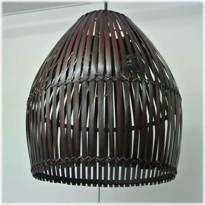 Amazon.co.jp : 透かし バンブー 鳥かご ペンダントライト (コード