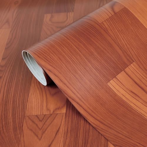Vinyl Sheet Flooring Roll, 39.3" W x 197" L PVC Sheet Vinyl ...