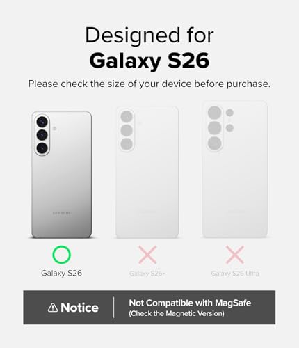 Image of Ringke Fusion for Samsung Galaxy S26 Case Back Cover [Scratch-Resistant] Slim Transparent Shockproof Bumper Protective - Clear