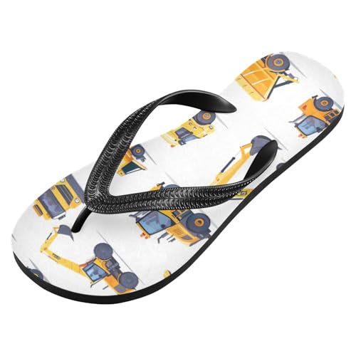 Women Beach Summer Casual Flip Flop Engineering VehicleQuick Dry Sandals Slipper for Men 214B2946
