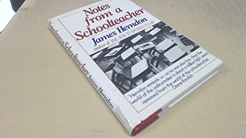 Notes from a Schoolteacher 0671543717 Book Cover