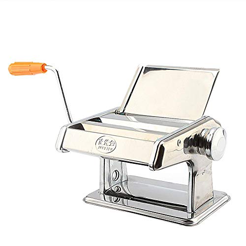 Dancal Nudelmaschine, handgemachte 3IN1 Edelstahl Pasta Lasagne Spaghetti Tagliatelle Maker Maschine