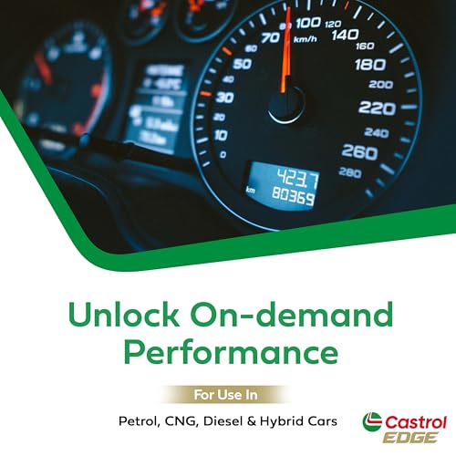 Image of Castrol EDGE 0W-40 Advanced Full Synthetic Engine Oil | Power Boost Technology |30% Improved Performance | For Petrol, Diesel, CNG & Hybrid Cars | 3.5L