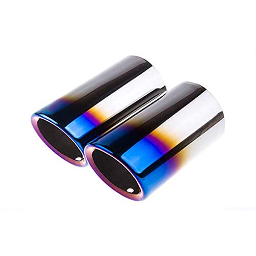 ZLLD Exhaust Tail Tip For Jaguar XE X760 2015 2016 2017 Stainless Rear Exhaust Muffler Silencer Tailpipes 2pcs Pipe Muffler Exhaust Tips Muffler