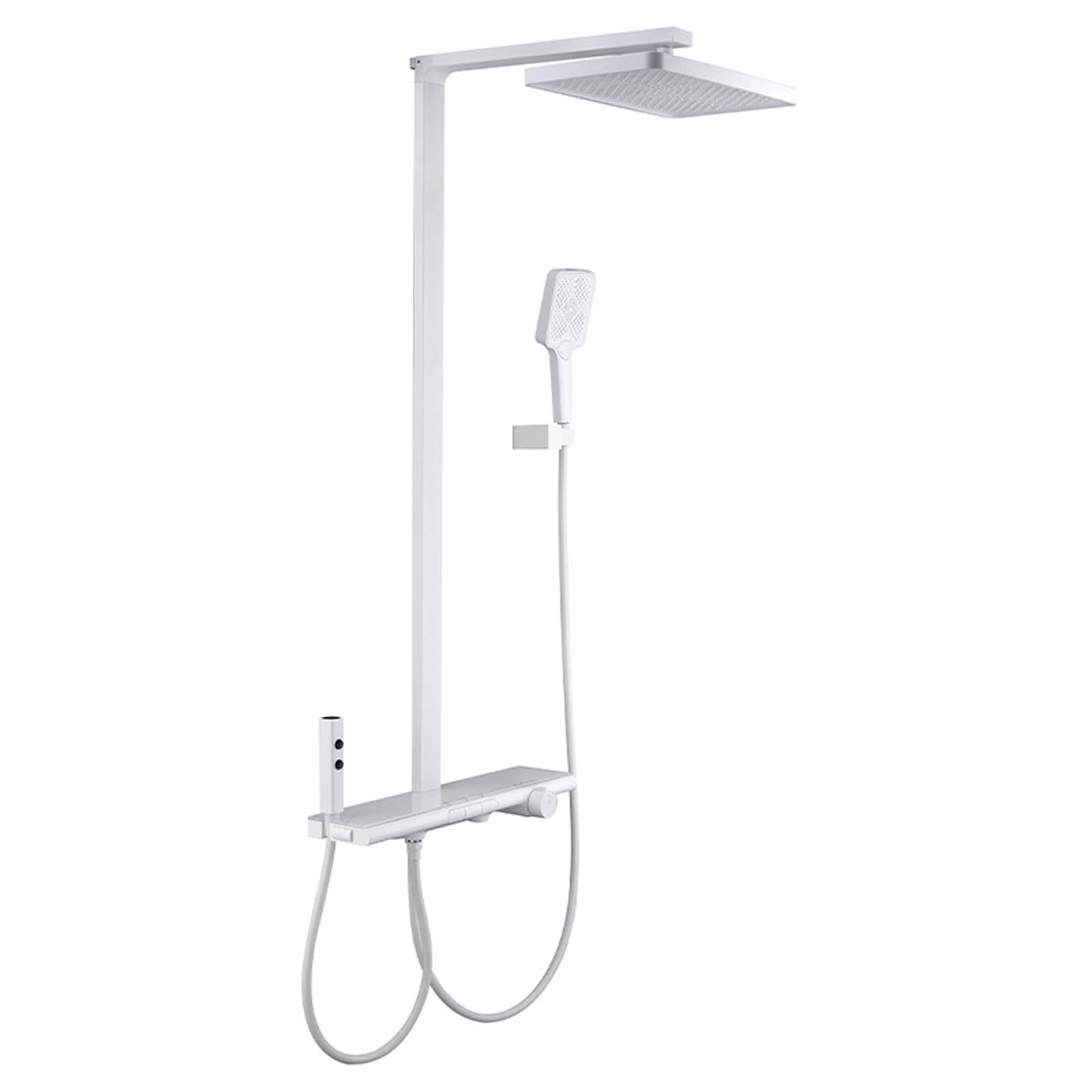 Robinet de douche thermostatique durable avec colonne de douche effet pluie