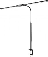 Vista 8 de LED Desk Lamp with Clamp, Double Head Adjustable Architect Light, Eye-Caring Monitor Desk Lamp for Home Office, Flexible Gooseneck Task Lamp with 10