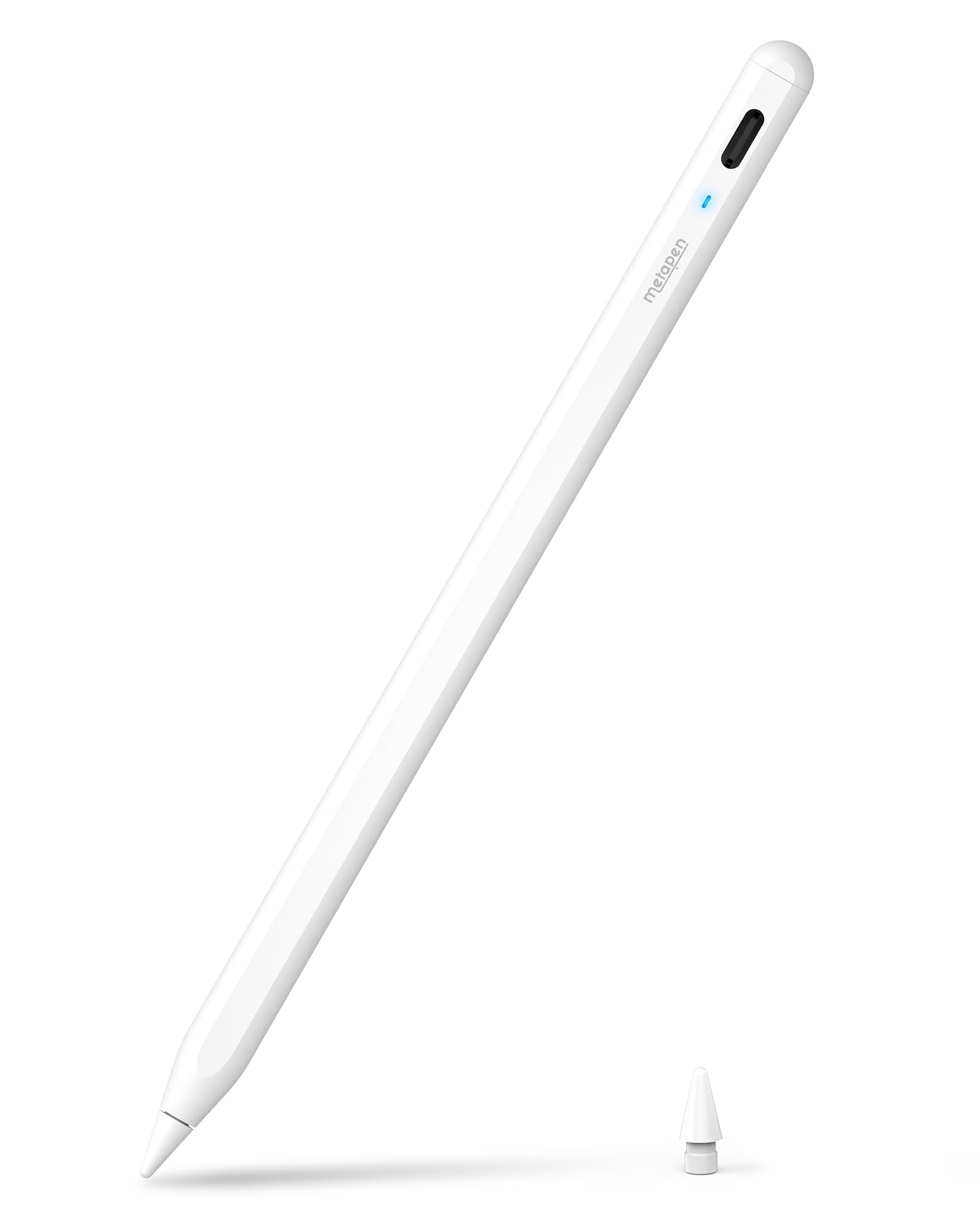 Metapen A8 Pencil for i Pad 2018-2026, 4Min Fast Charge,Palm Rejection,Tilt Sensitivity Stylus Pen for iPad 10th 11/9/8/7/6,iPad Accessories for Pro 12.9/11/13",iPad Air 3/4/5/M2/M3/M4, iPad mini 5/6