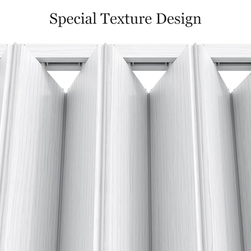 Image of SmartStandard 72x80in Double Accordion Doors Interior, Double Walled, White