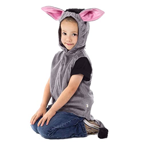 Disfraz chaleco animal para niño 8-12 años lavable