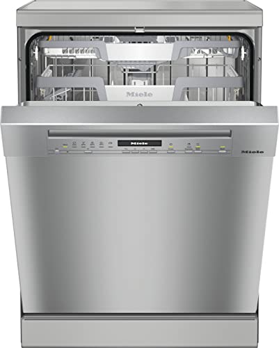 Foto von Miele G 7110 SC AutoDos Freistehender Geschirrspüler 60 cm mit Klarspülautomatik / 8 Programme / 24 h Startzeit, edelstahl EEK B