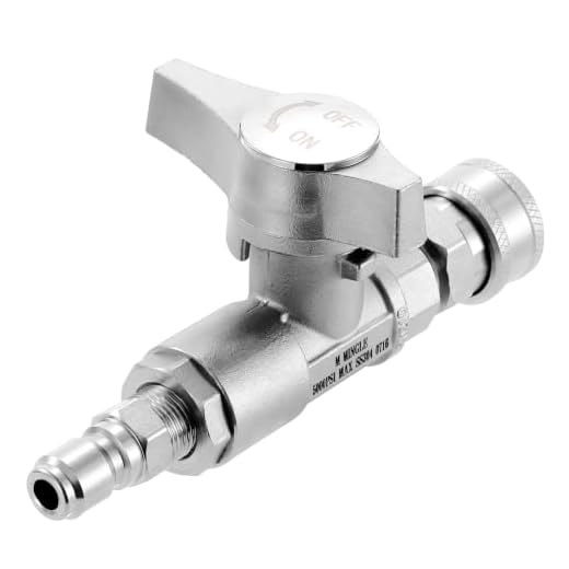 M MINGLE 3/8" Quick Connect Ball Valve