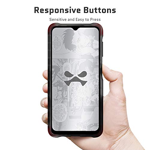 Image of Ghostek COVERT Galaxy A02s Case with Clear Slim Fit Design and Anti-Slip Grip Bumper Premium Shockproof Protection Thin Protective Phone Cover Designed for 2021 Samsung Galaxy A02 s (6.5 Inch) (Smoke)