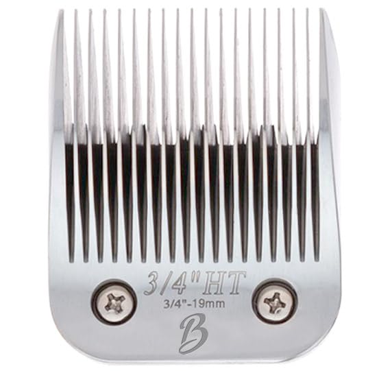 Bucchelli Detachable A Series 3/4 Blade Dog Grooming Cut Length 3/4" - 19mm Ideal for Large Trimming Areas Japanese Carbonized Steel Dog 19mm Replacement Blades | Compatible A5 Series(34HT)