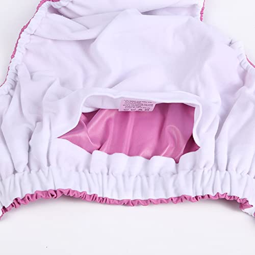 Image of Adult Diaper Nappy Leak Proof Breathable Fitted Reusable for Men Women White