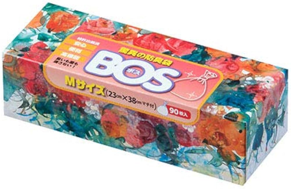 Amazon.co.jp: 驚異の防臭袋 BOS (ボス) Mサイズ 90枚入り おむつ