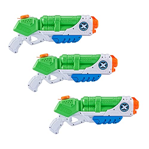 XSHOT Typhoon Water Blaster (3 Pack) - Summer Watergun Toys, Squirt Gun Soakers, Pump Action Water Toy for Children, Boys, Teen, Men