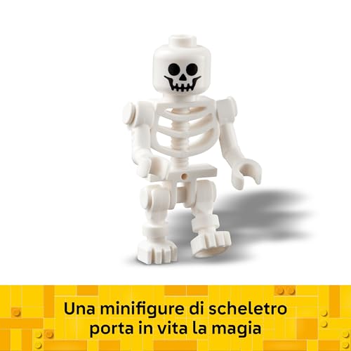 Granaio di Halloween - Giocattolo da Esposizione con una Minifigure di Scheletro e Accessori Spaventosi tra cui un Pipistrello e Lampade - Regalo Creativo per Bambini e Bambine da 8 Anni - 40721 - Lego - Immagine 7