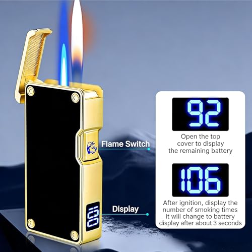 Encendedor de doble llama que funciona con viento solucionando fallos de encendido 5