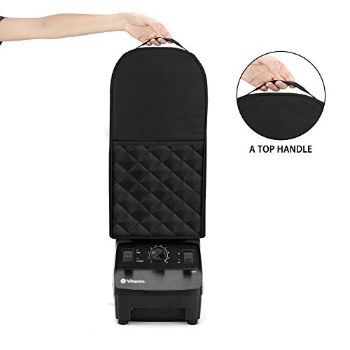 Funda acolchonada para licuadora Vitamix 64 oz negro miniatura 4