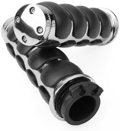 Motorcycle 1" Handlebar Hand Grips Bar For Harley Honda Kawasaki Suzuki Shadow E - Foto 5