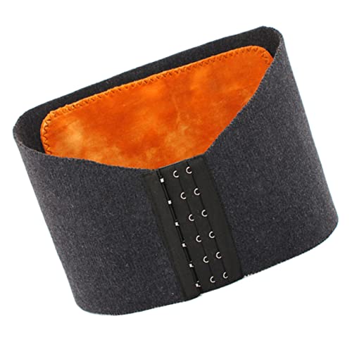 Ipetboom Breathable Adjustable Lower Back Support Belt Warm Waist Brace for Sports and Fitness Durable and Comfortable Waist Protector for Men and Women Encourages Toning Black