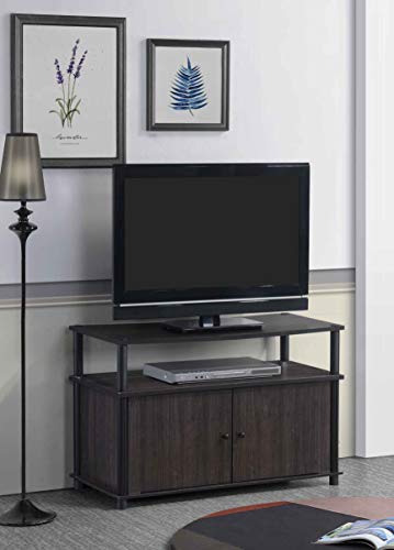 Image of DeckUp TV9040A Tube-N-Turn Engineered Wood 2 Door TV Entertainment Unit (Dark Wenge, Engineered Wood)