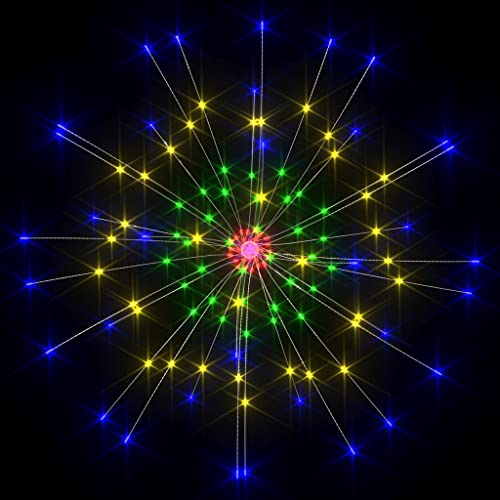 Feux d'artifice Noël extérieur haut de gamme 1400 LED cuivre et télécommande - 5