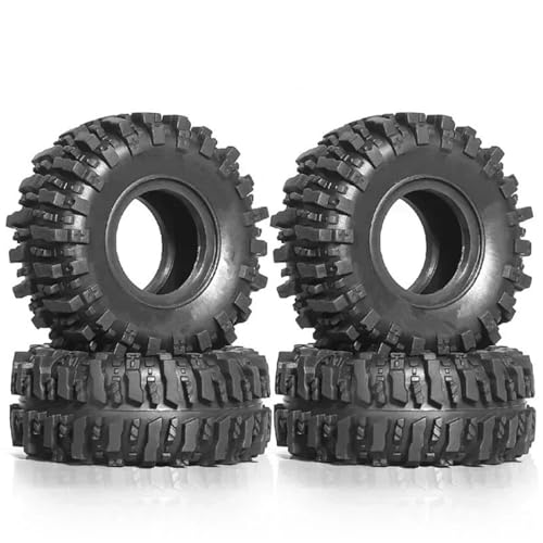 Pneu Boue RC 1.0 Souple Idéal pour le Franchissement Outdoor en TRX4M et SCX24 Ax24