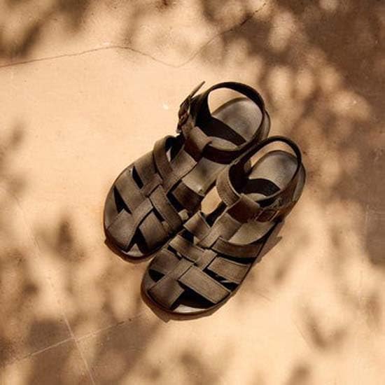 Baskets pieds nus Catania Women Vert de Groundies