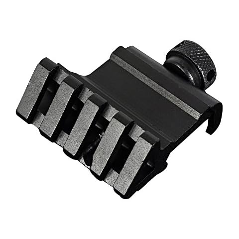 BigTron 45 Degree Offset Tactical Rail Mount 20mm Weaver Picatinny Rail Adapter Mounting Cover
