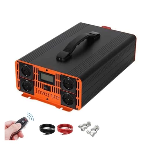 Inversor Fuente Alimentación Conmutada Onda Sinusoidal Pura con Control Remoto Solar 7000 W 12 V 24 V 48 V 60 V 72 V 96 V A CA 220 V 230 V Transformador(48V,220V-230V 50HZ,Europe)