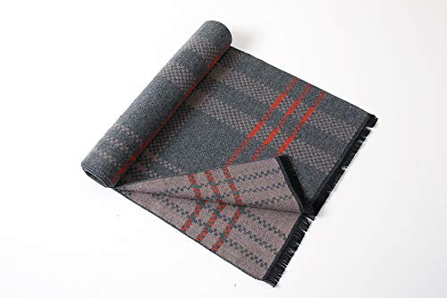 Eagool Thick Cashmere Scarf For Men Gift Idea Extremely Warm Super Soft Wool Scarf For Winter Autumn And Spring - Image 5